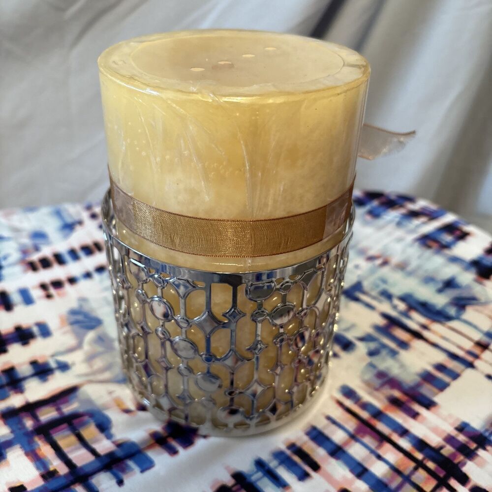 Pier One Glitter Spice Candle With Bed Bath And Beyond Candle Holder - Picture 3 of 11